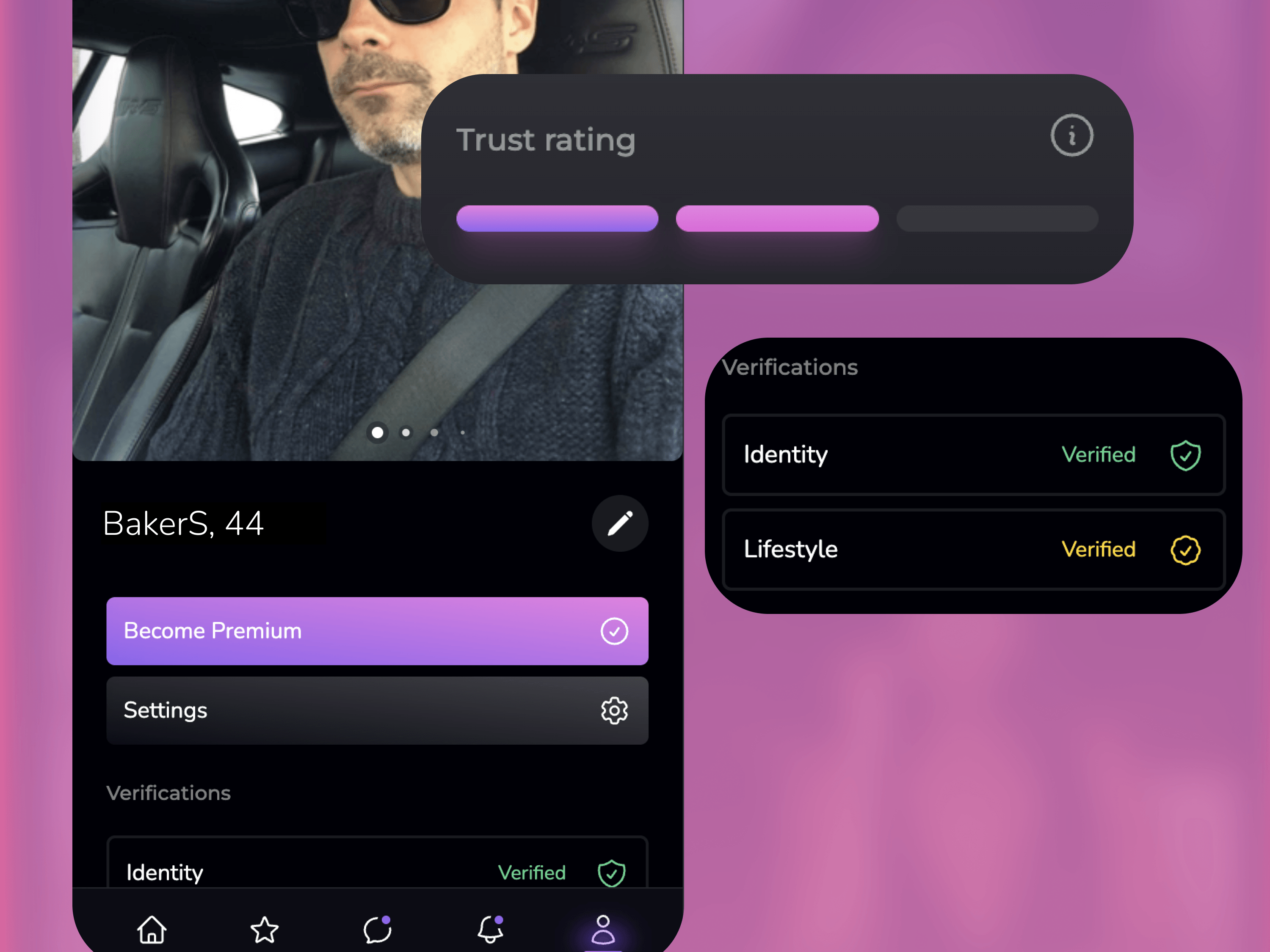 Profile insights feature